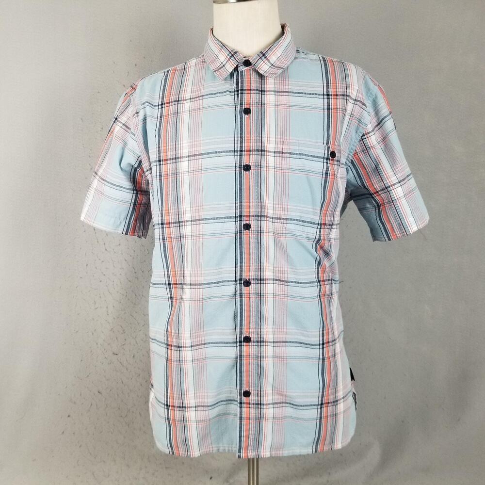 Patagonia Shirt Mens‎ Large Plaid Button Up Lightweight Outdoor 53004SP16